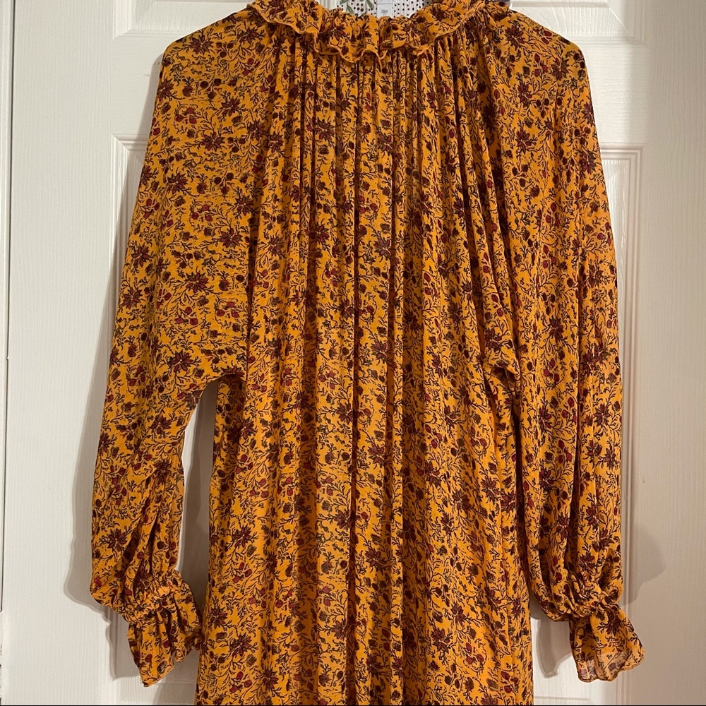 NWT Feeling Groovy Border Maxi Dress in Orange - Picture 10 of 14